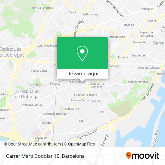 Mapa Carrer Martí Codolar 10