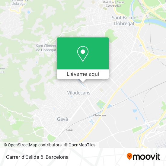 Mapa Carrer d'Eslida 6