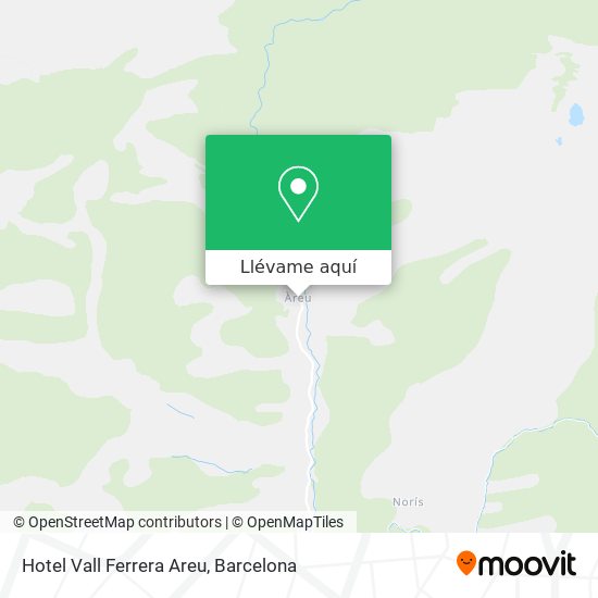 Mapa Hotel Vall Ferrera Areu