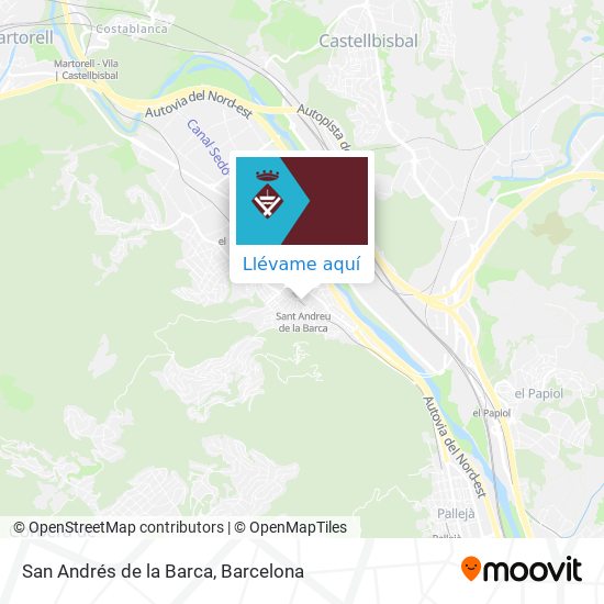 Mapa San Andrés de la Barca