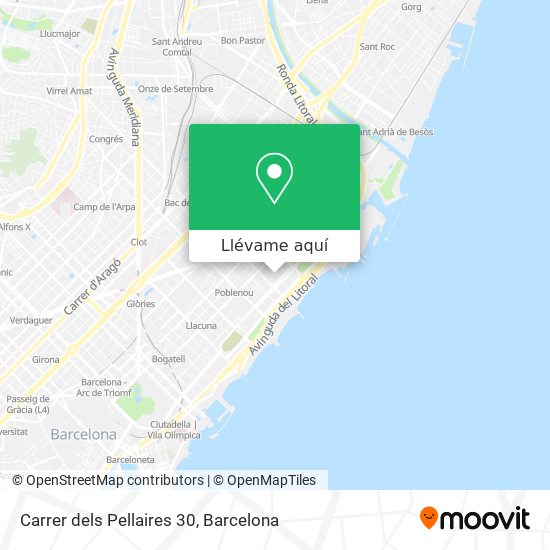 Mapa Carrer dels Pellaires 30