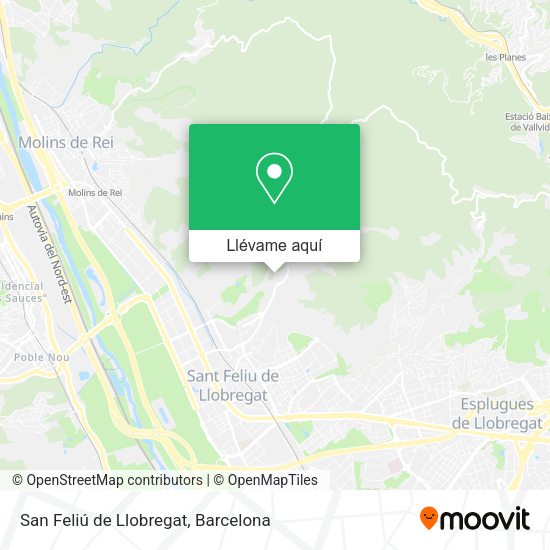 Mapa San Feliú de Llobregat