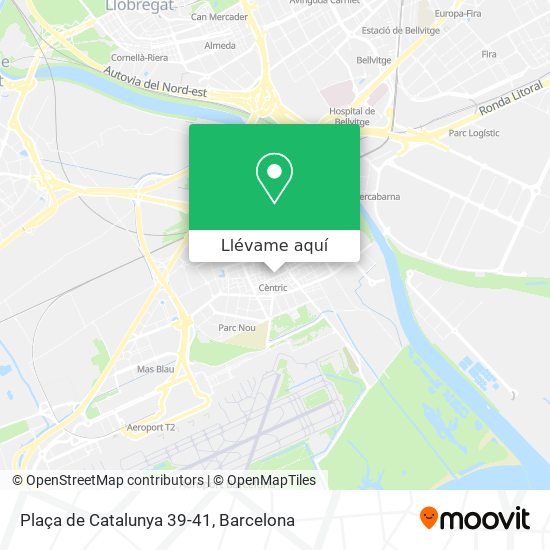 Mapa Plaça de Catalunya 39-41