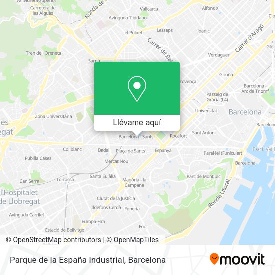 Mapa Parque de la España Industrial