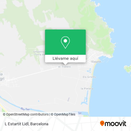 Mapa L Estartit Lidl