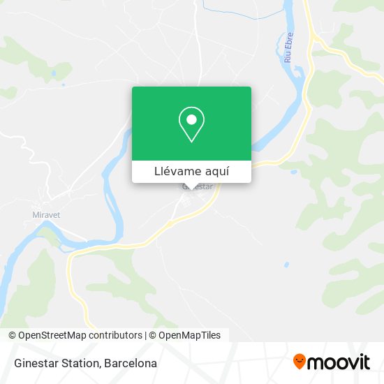 Mapa Ginestar Station