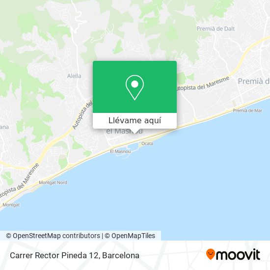 Mapa Carrer Rector Pineda 12