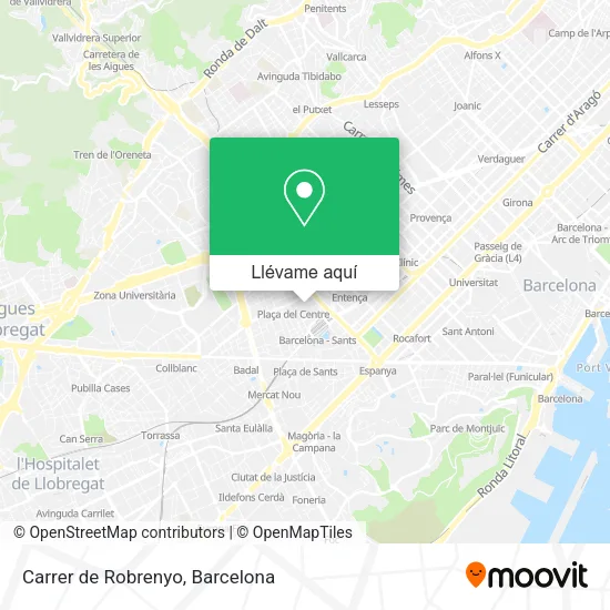 Mapa Carrer de Robrenyo