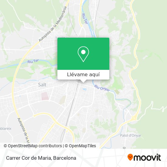 Mapa Carrer Cor de Maria