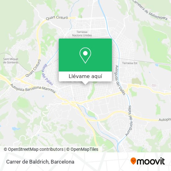 Mapa Carrer de Baldrich
