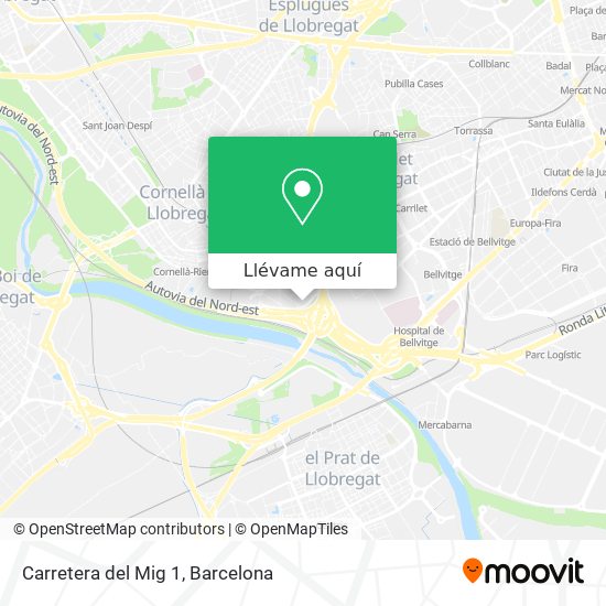 Mapa Carretera del Mig 1