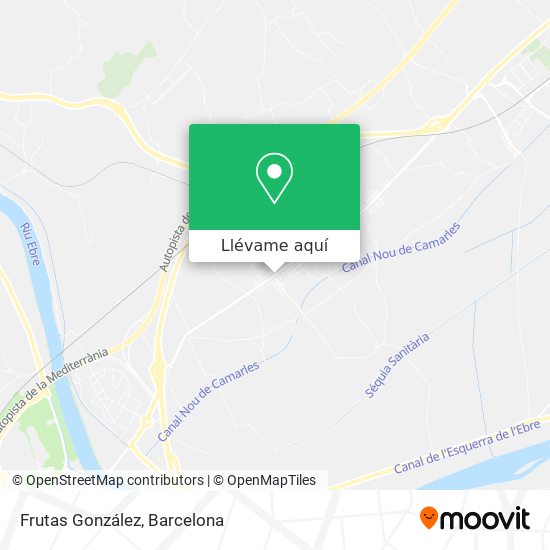 Mapa Frutas González