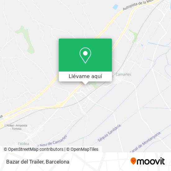 Mapa Bazar del Trailer