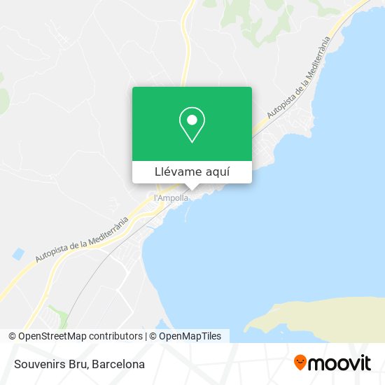 Mapa Souvenirs Bru