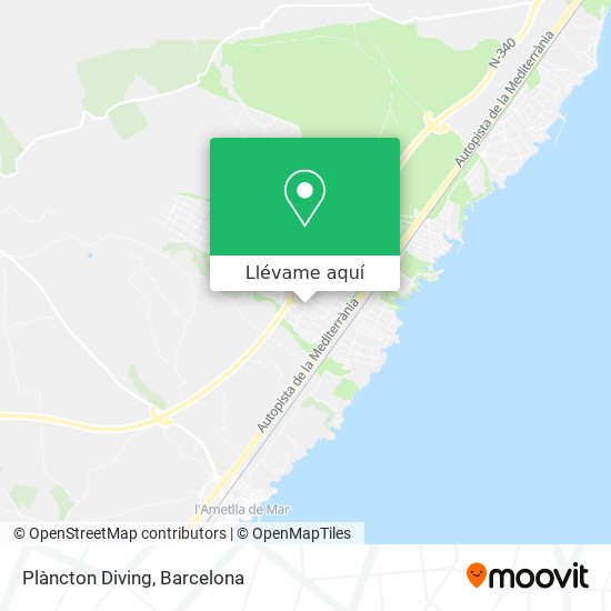 Mapa Plàncton Diving