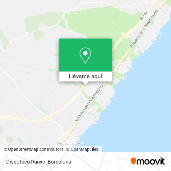 Mapa Discoteca Ranxo