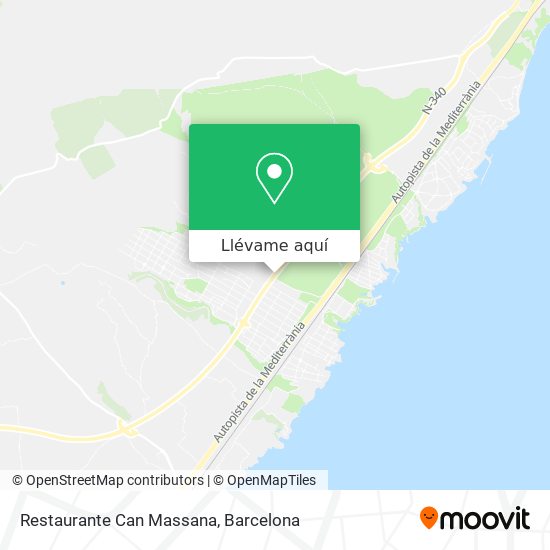 Mapa Restaurante Can Massana