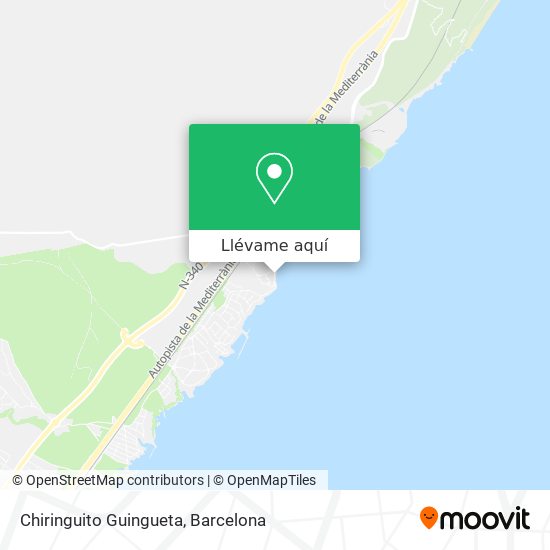 Mapa Chiringuito Guingueta