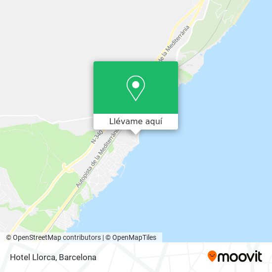 Mapa Hotel Llorca