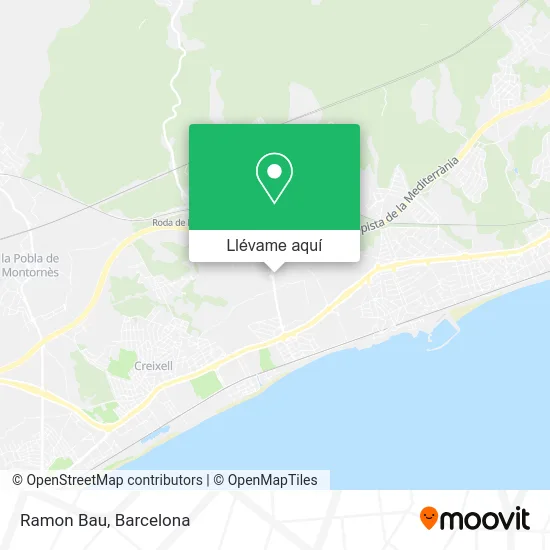 Mapa Ramon Bau