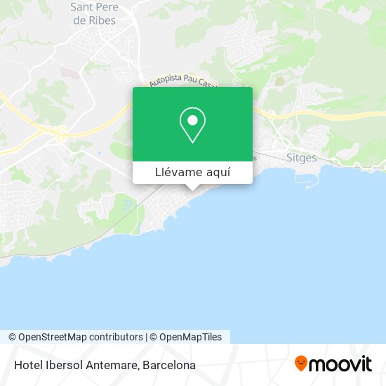 Mapa Hotel Ibersol Antemare
