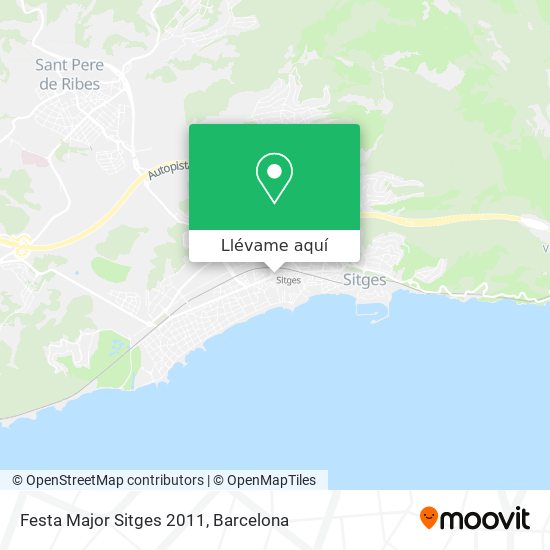 Mapa Festa Major Sitges 2011