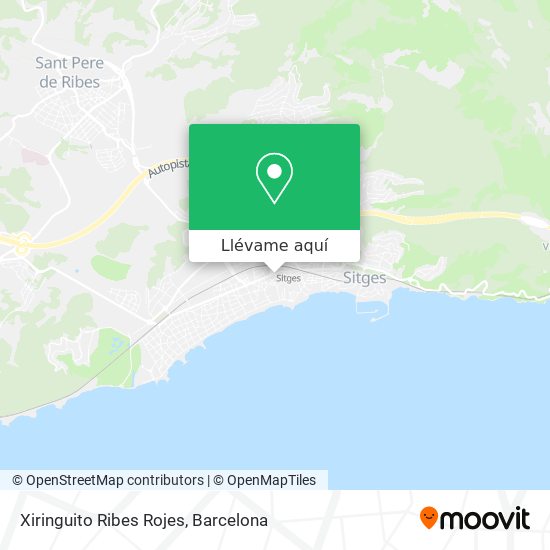 Mapa Xiringuito Ribes Rojes