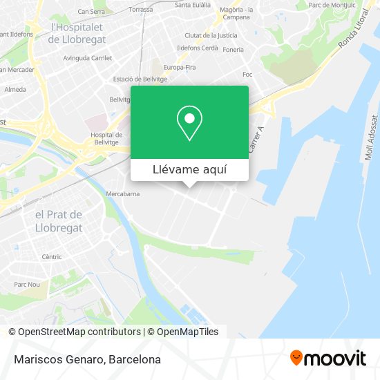 Mapa Mariscos Genaro