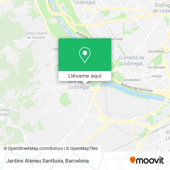 Mapa Jardins Ateneu Santboia