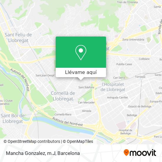 Mapa Mancha Gonzalez, m.J