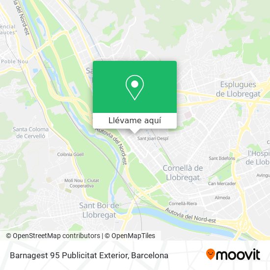 Mapa Barnagest 95 Publicitat Exterior