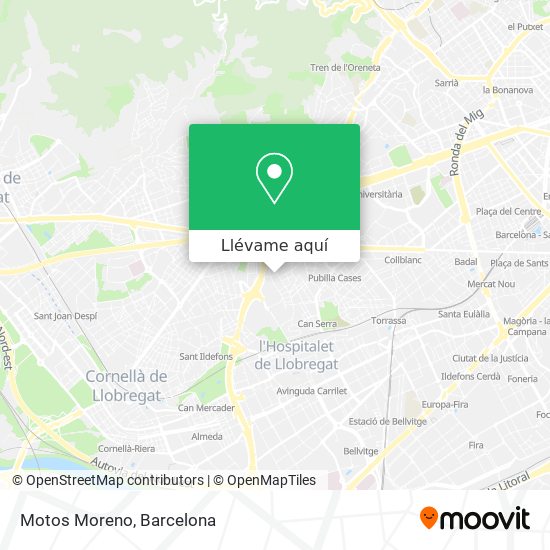Mapa Motos Moreno