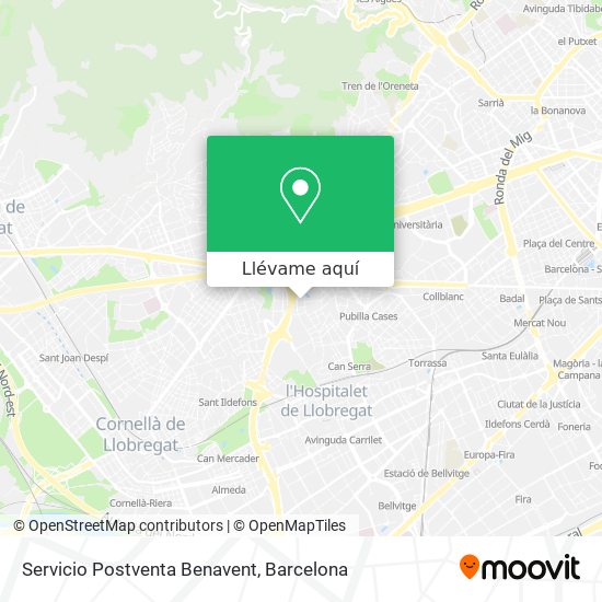 Mapa Servicio Postventa Benavent