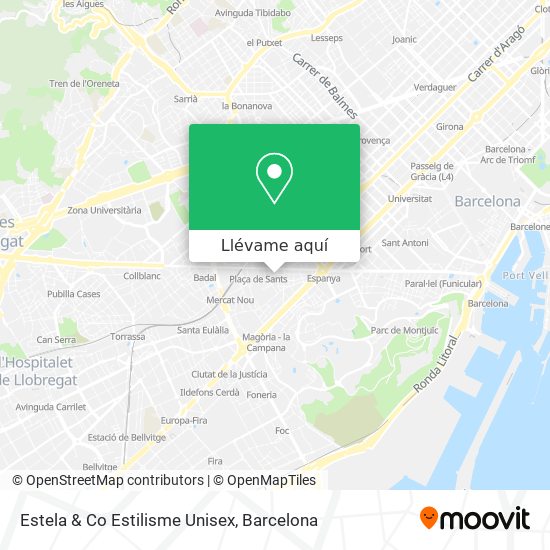 Mapa Estela & Co Estilisme Unisex