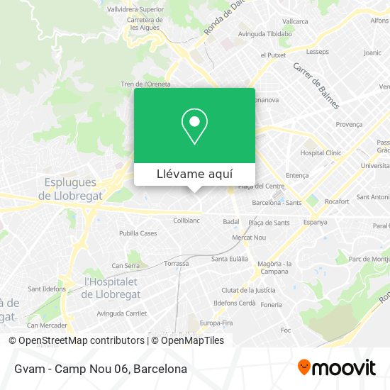 Mapa Gvam - Camp Nou 06