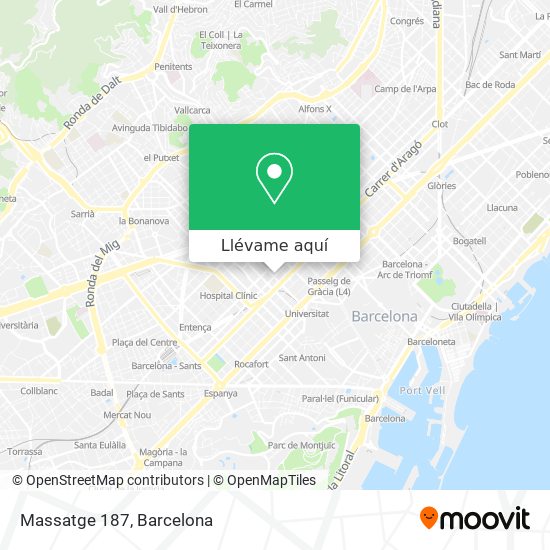 Mapa Massatge 187