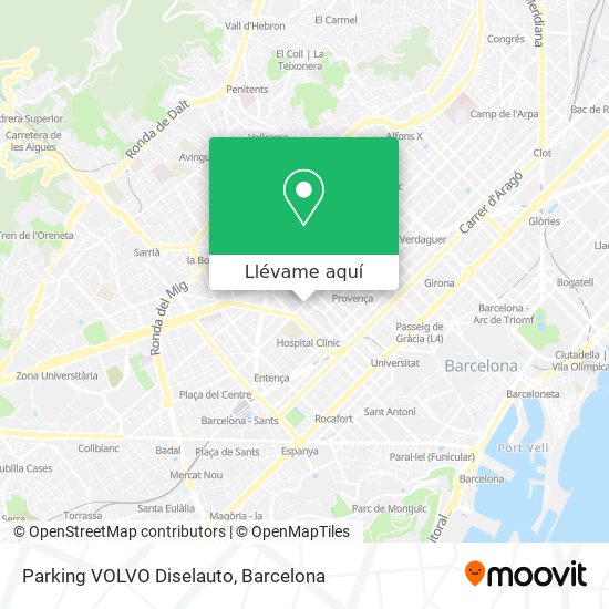 Mapa Parking VOLVO Diselauto
