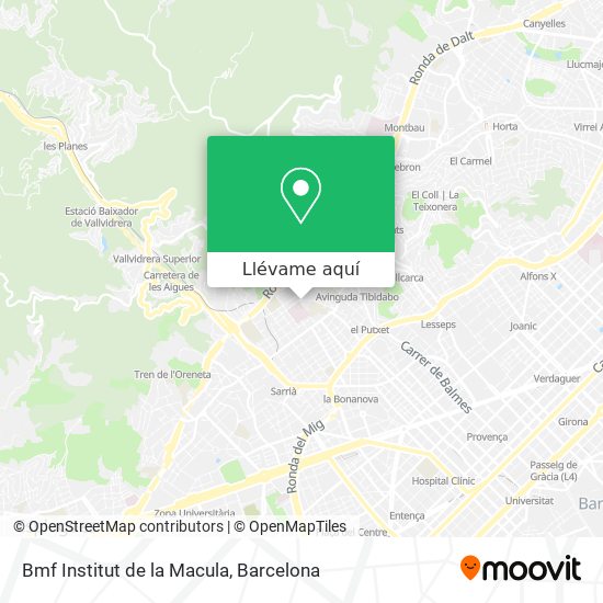 Mapa Bmf Institut de la Macula