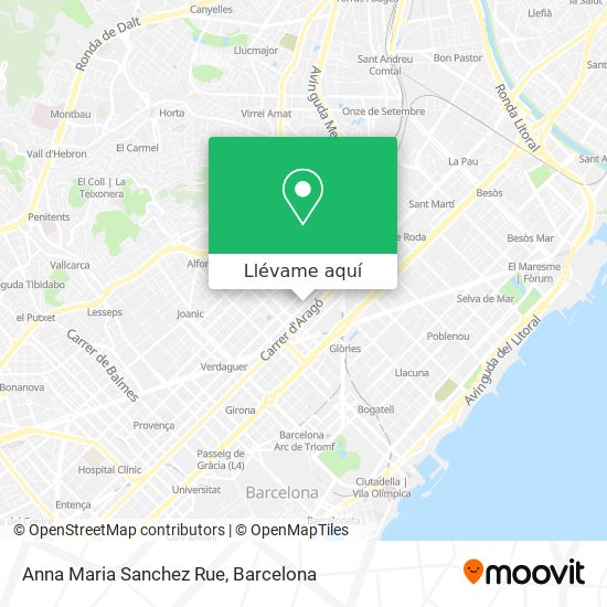 Mapa Anna Maria Sanchez Rue