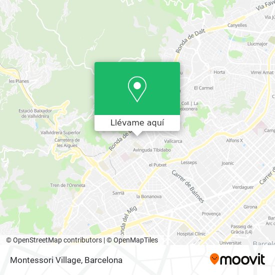 Mapa Montessori Village
