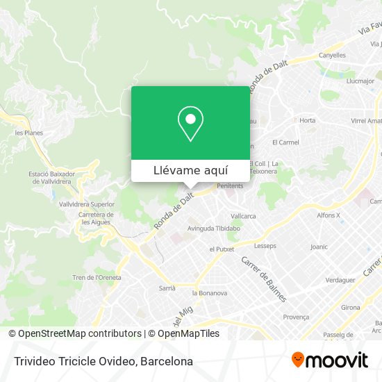 Mapa Trivideo Tricicle Ovideo