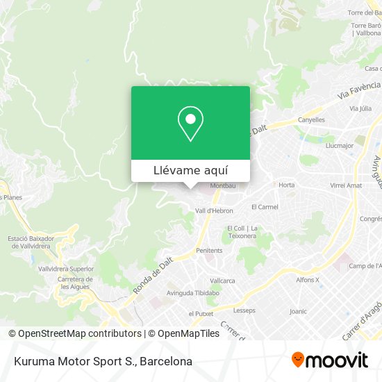 Mapa Kuruma Motor Sport S.