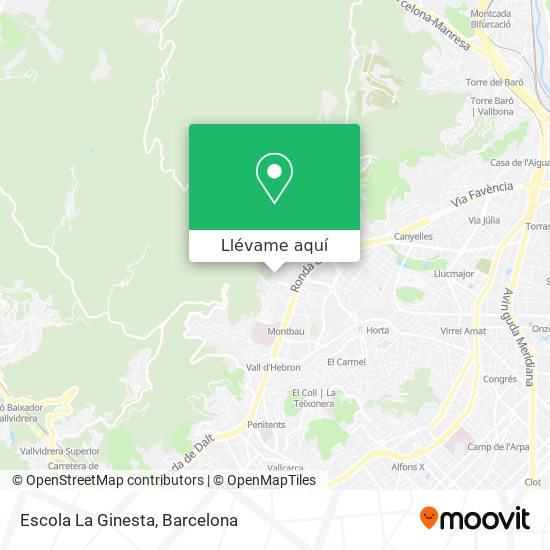 Mapa Escola La Ginesta