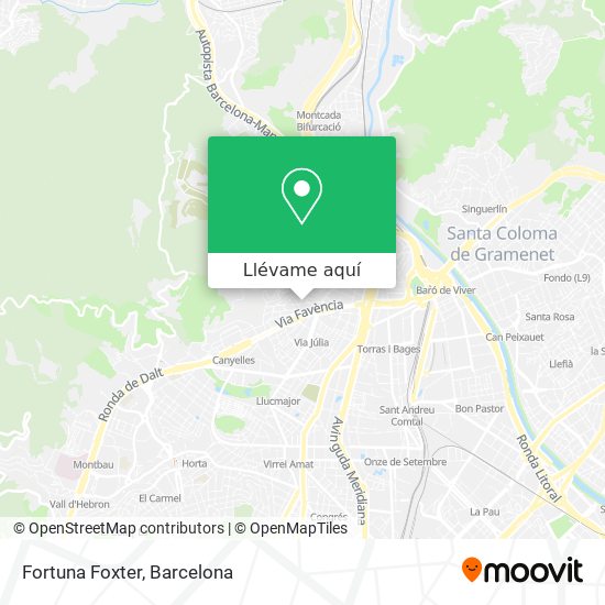 Mapa Fortuna Foxter