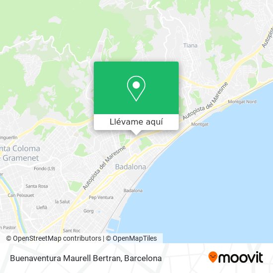 Mapa Buenaventura Maurell Bertran