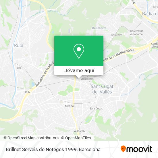 Mapa Brillnet Serveis de Neteges 1999