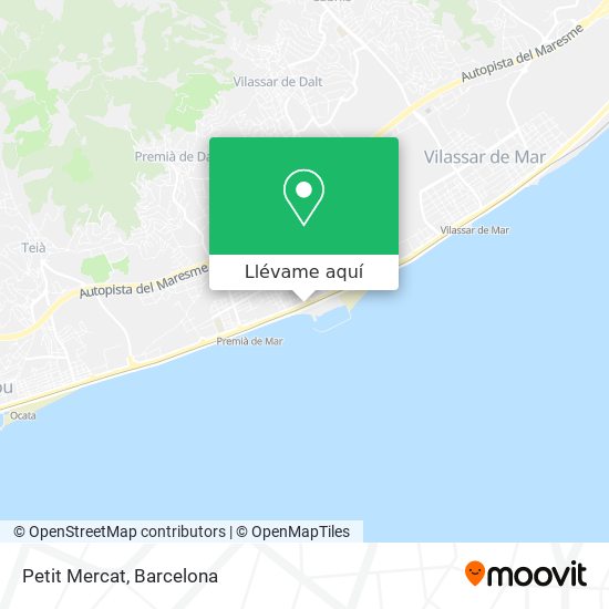Mapa Petit Mercat
