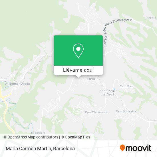 Mapa Maria Carmen Martin