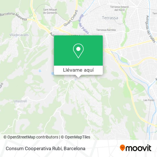 Mapa Consum Cooperativa Rubí