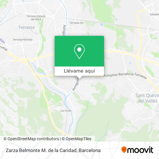 Mapa Zarza Belmonte M. de la Caridad